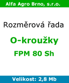rozměrová řada - o-kroužky fpm 80 sh rozměrová řada - o-kroužky fpm 80 sh