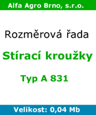 rozmrov ada - Strac krouky - typ A831