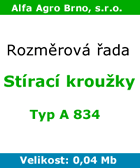 rozmrov ada - Strac krouky - typ A834