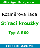 rozmrov ada - Strac krouky - typ A860